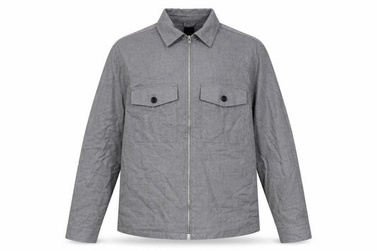 H&M Mens Grey Jacket Size L Zip