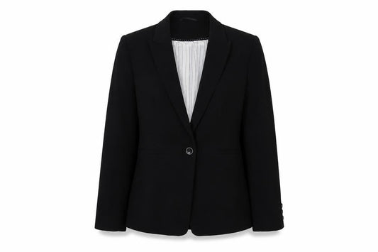 Marks & Spencer Womens Black Jacket Size 12 Button