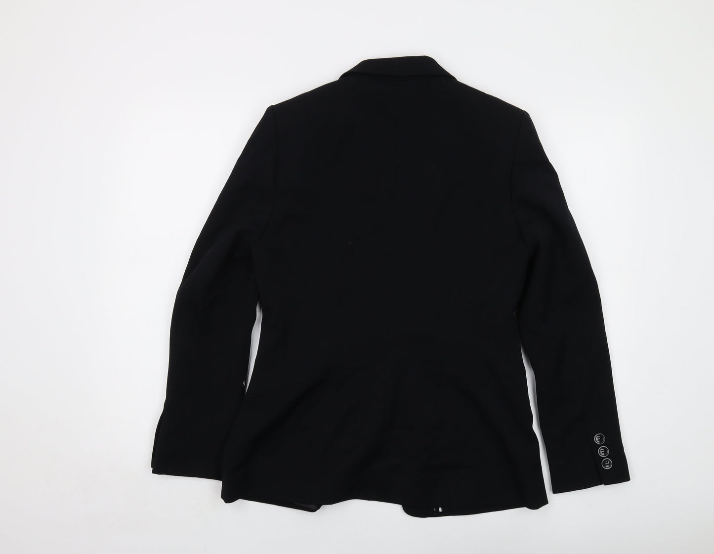 Marks and Spencer Womens Black Jacket Size 12 Button