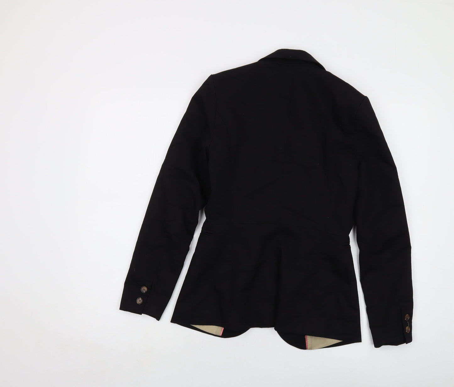 H&M Womens Black Jacket Size 6 Button