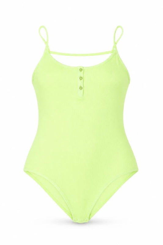 By Boutique Womens Green Cotton Bodysuit One-Piece Size XL Snap