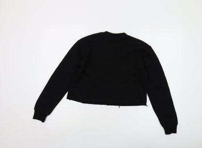 Austin Texas Womens Black Polyester Pullover Sweatshirt Size 4 Pullover