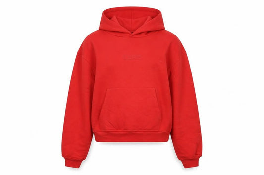 CCRE Womens Orange Cotton Pullover Hoodie Size 12 Pullover