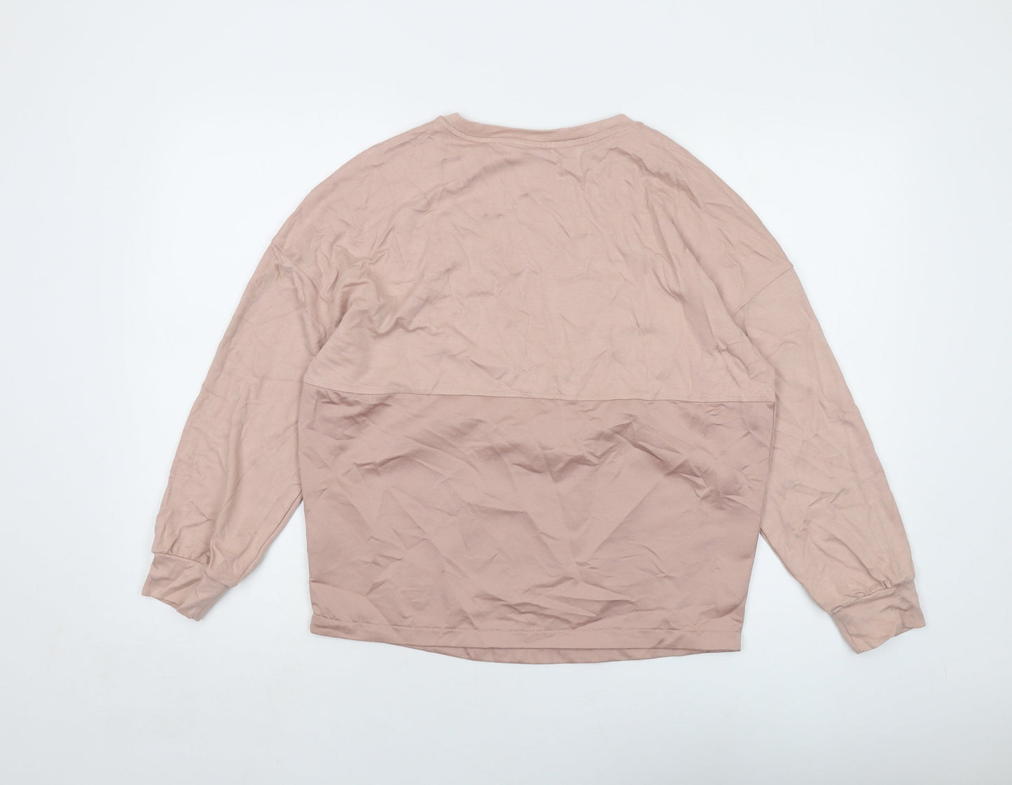 NEXT Womens Pink Viscose Pullover Sweatshirt Size 6 Pullover