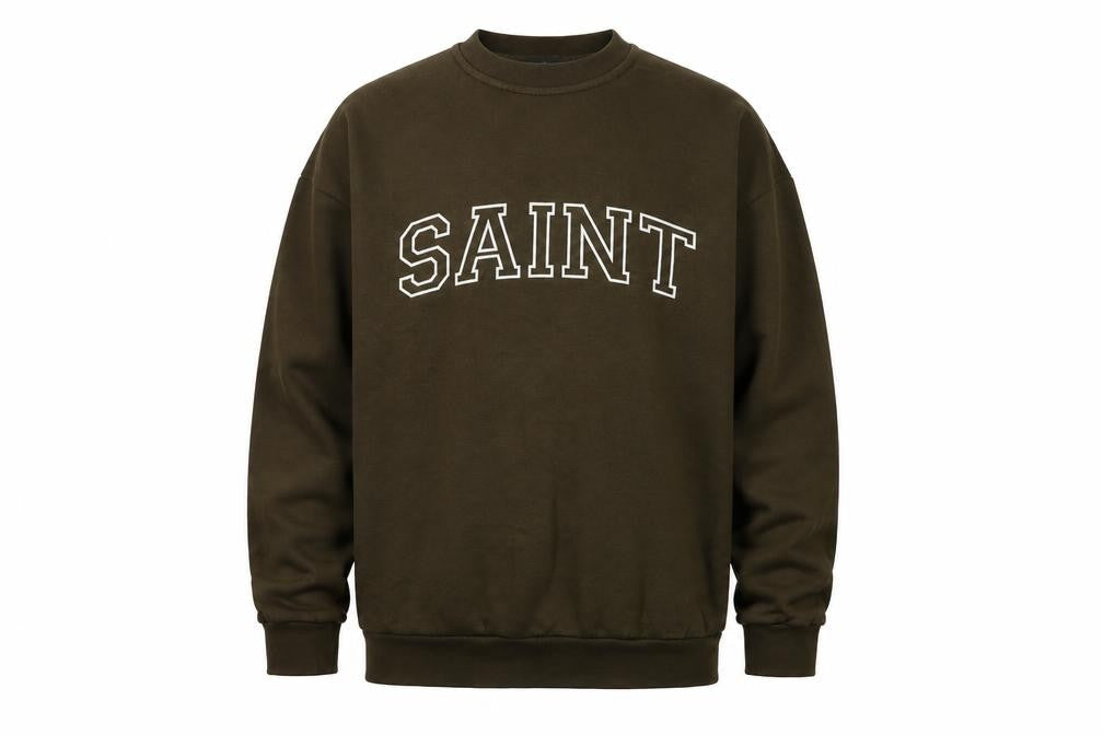 AX Paris Mens Green Cotton Pullover Sweatshirt Size S