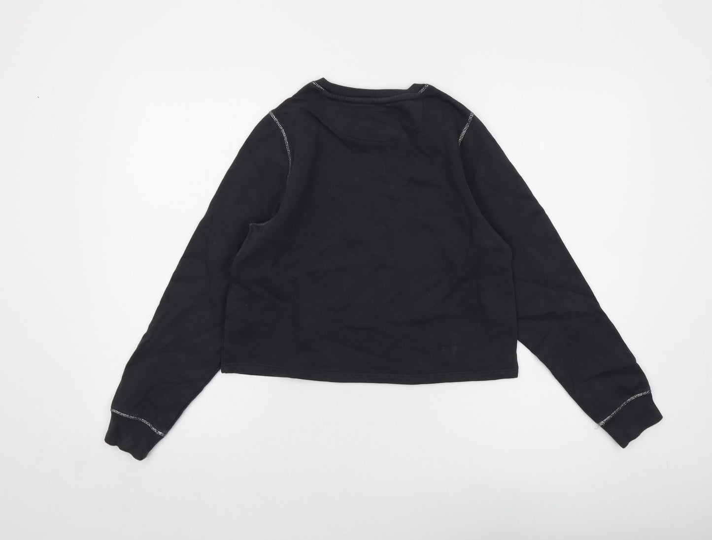 Peanuts Girls Grey Cotton Pullover Sweatshirt Size 12-13 Years Pullover
