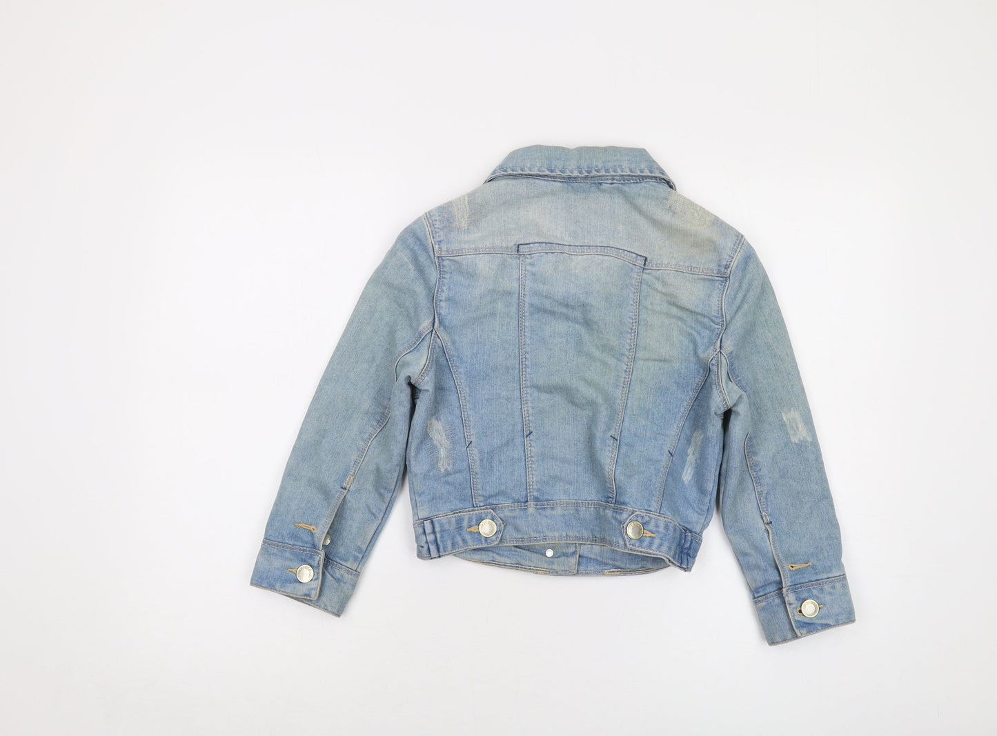 New Look Womens Blue Jacket Size 8 Button