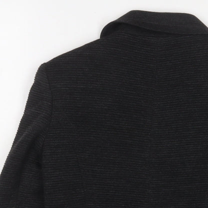 Marks & Spencer Womens Grey Jacket Size 10 Button