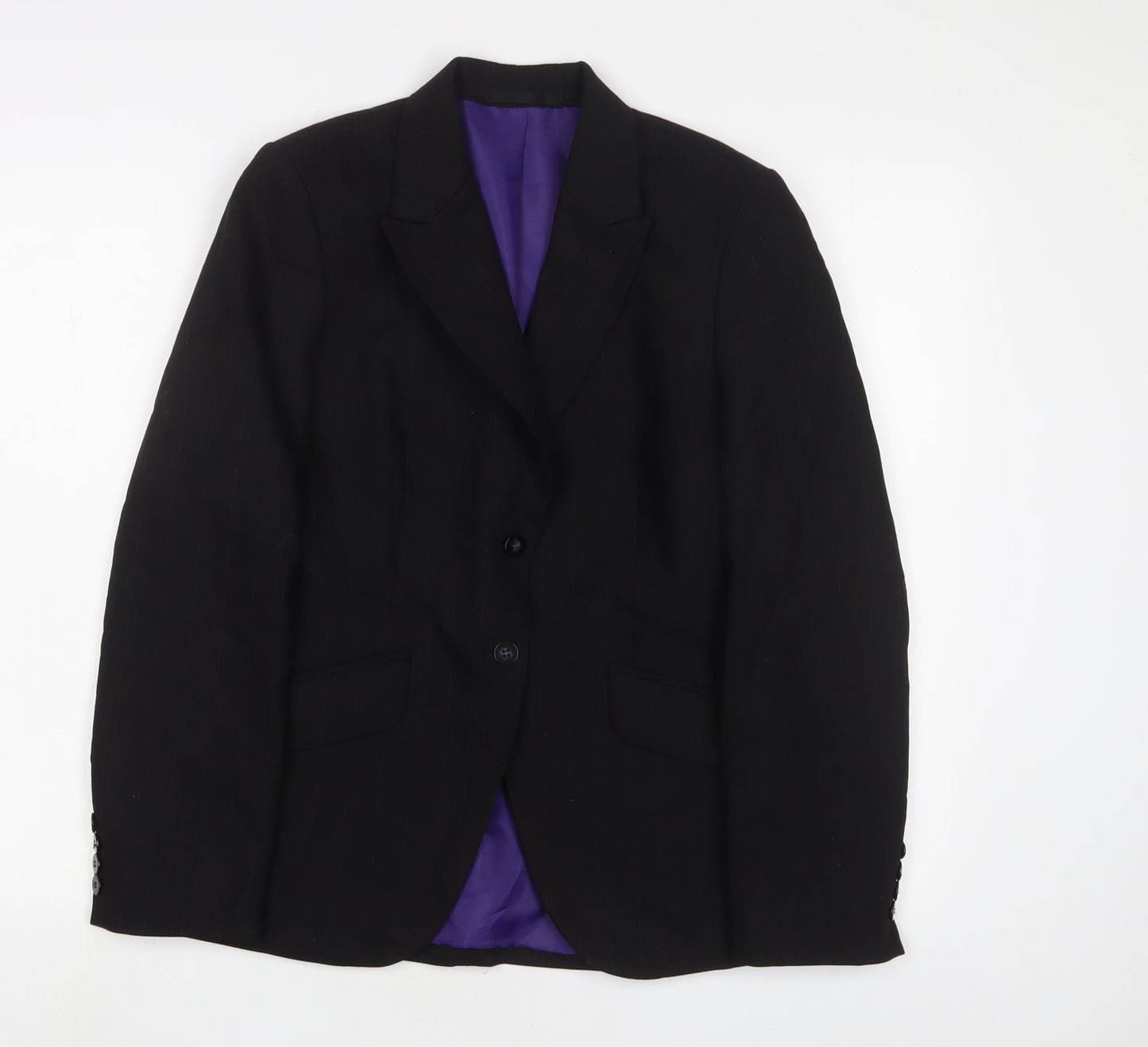 NEXT Womens Black Jacket Blazer Size 8 Button