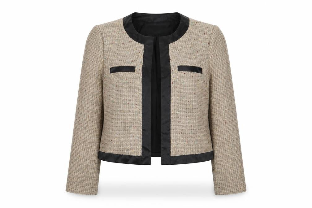 VILA Womens Brown Jacket Blazer Size L - Open