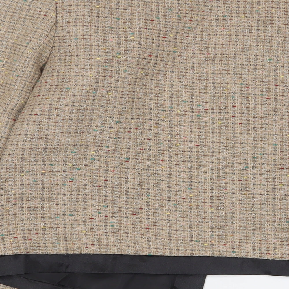 VILA Womens Brown Jacket Blazer Size L - Open