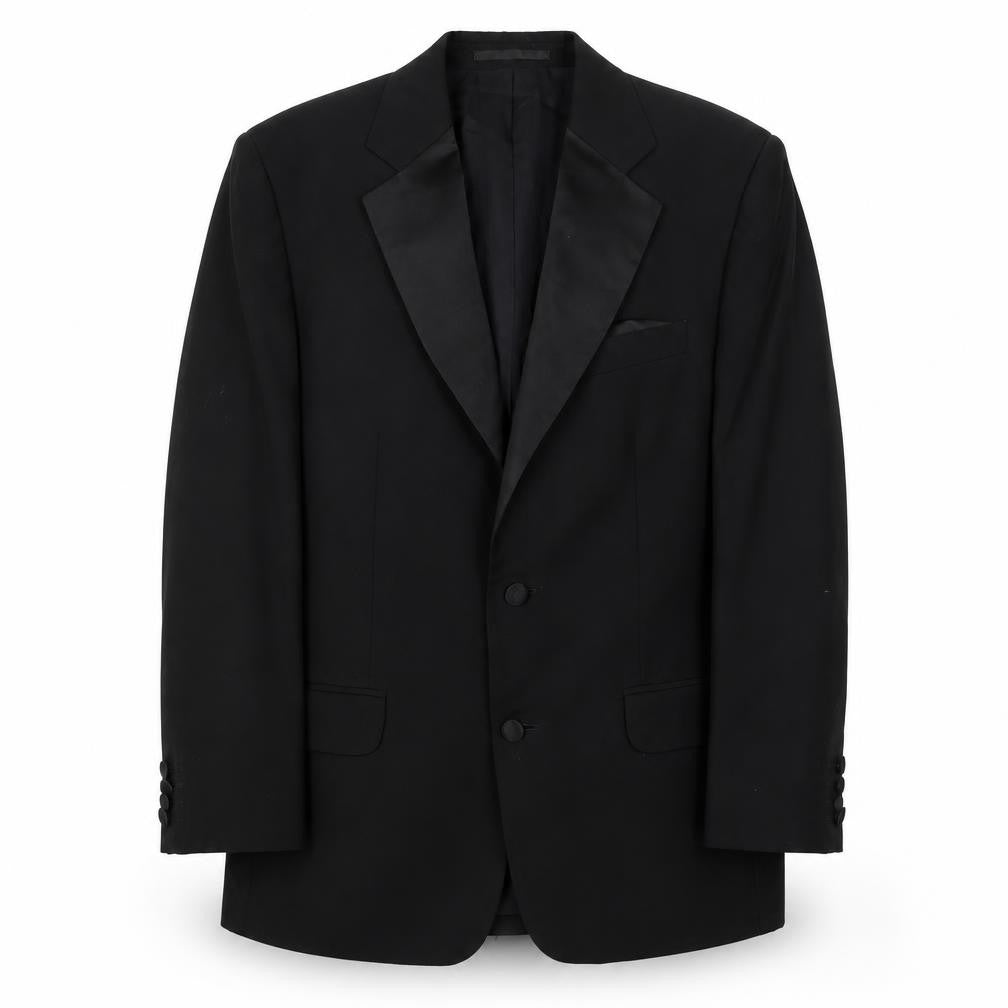 Mr Harry Mens Black Wool Jacket Suit Jacket Size 36 Regular