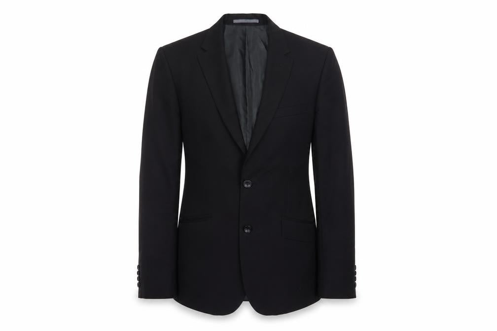 Marks & Spencer Mens Blue Polyester Jacket Suit Jacket Size 36 Regular