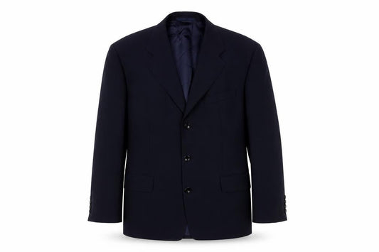 Carl Gross Mens Blue Wool Jacket Suit Jacket Size 40 Regular