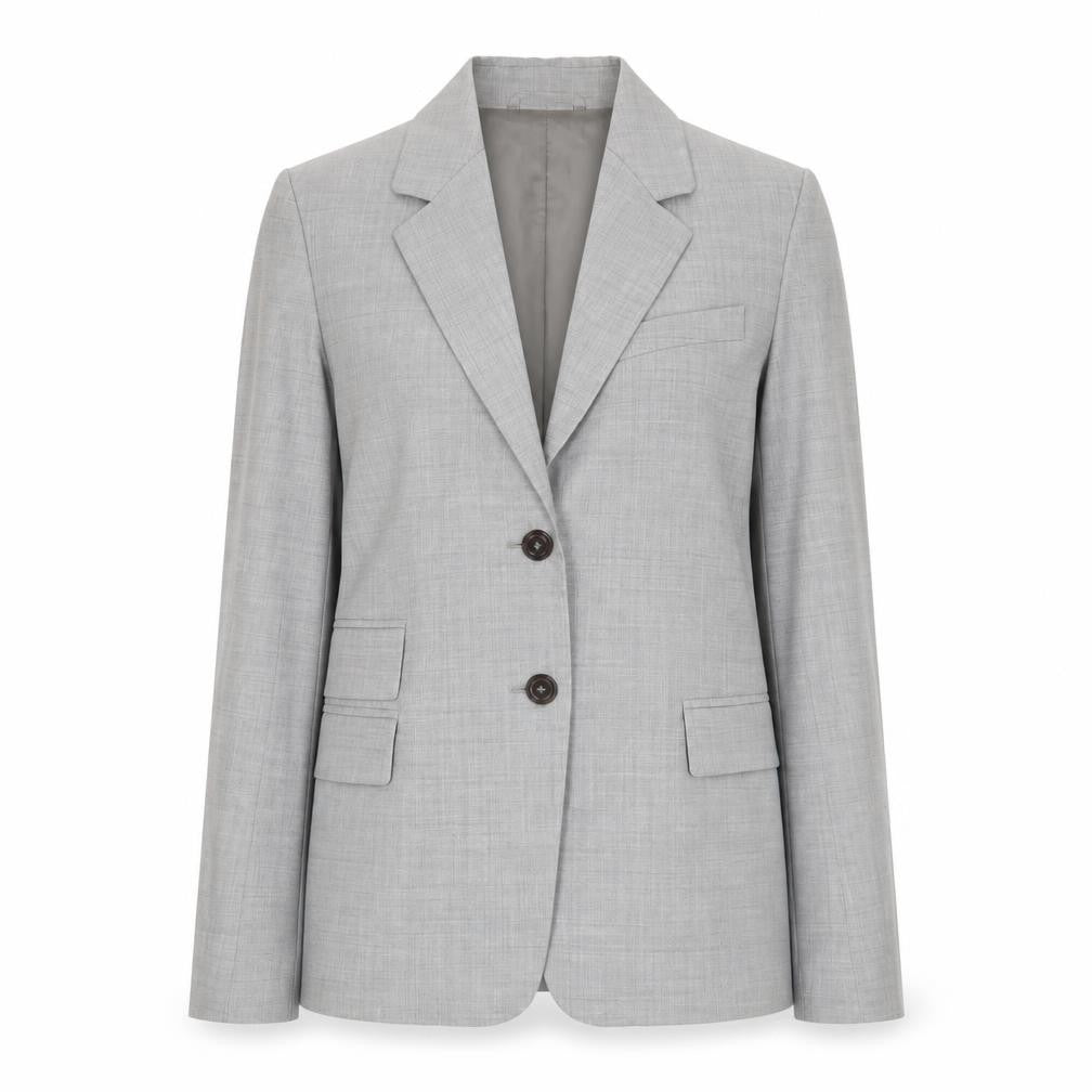 Sportmax Womens Grey Jacket Blazer Size 10 Button