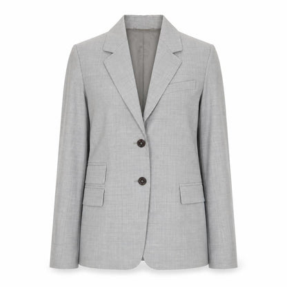 Sportmax Womens Grey Jacket Blazer Size 10 Button