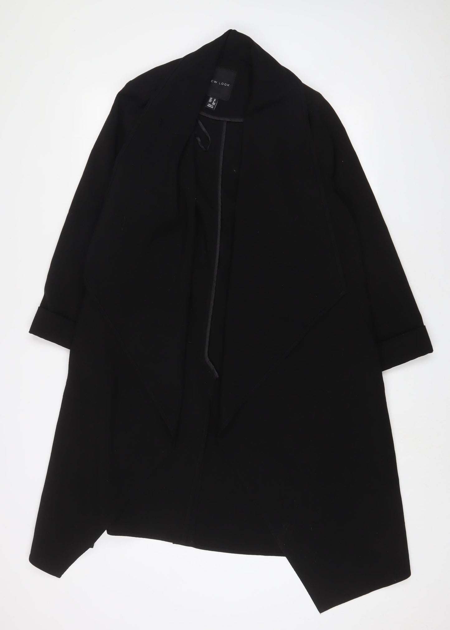 New Look Womens Black Jacket Size 10 - Open