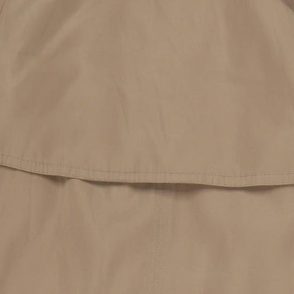 Wardrobe Womens Beige Overcoat Coat Size 24 Button