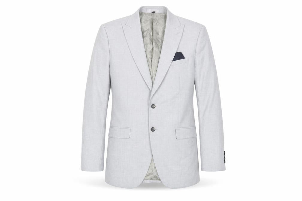 Marks & Spencer Mens Grey Polyester Jacket Suit Jacket Size 44 Regular