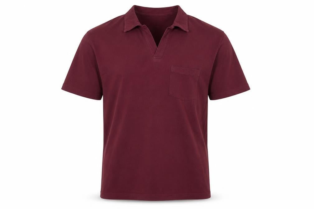Gap Mens Red Cotton Polo Size M Collared Pullover