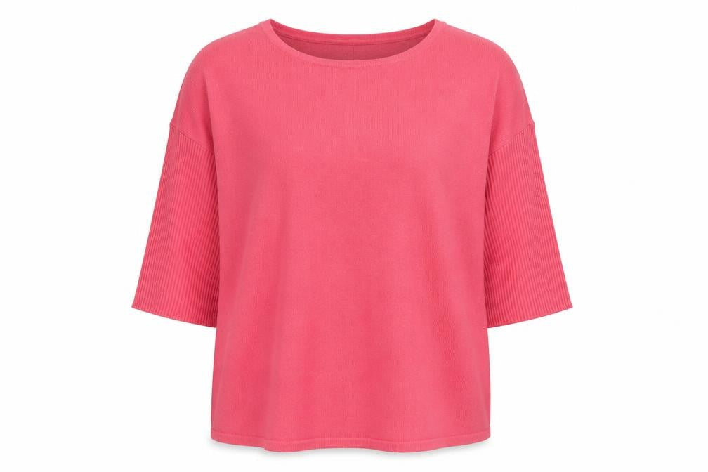 Saint Tropez Clothing Womens Pink Roll Neck Viscose Pullover Jumper Size S