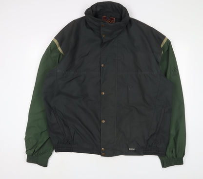 Proquip Mens Green Jacket Coat Size XL Zip - Logo, Embroidered
