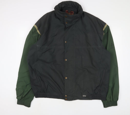 Proquip Mens Green Jacket Coat Size XL Zip - Logo, Embroidered