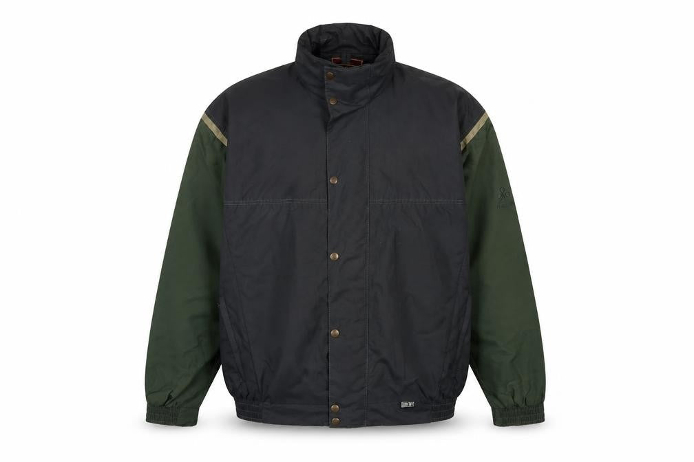 Proquip Mens Green Jacket Coat Size XL Zip - Logo, Embroidered
