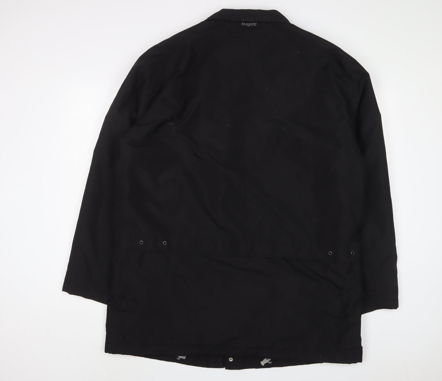 Bugatti Womens Black Quilted Coat Size XL Zip