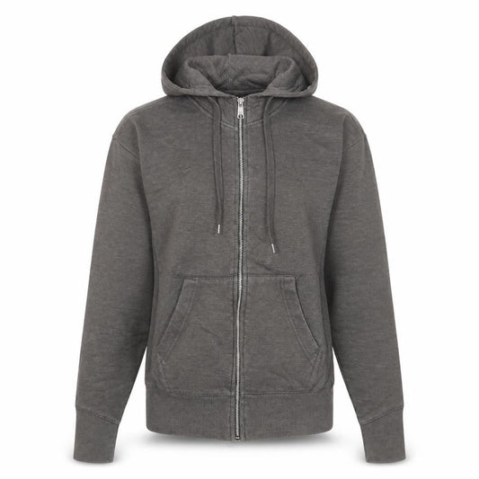 Sneaker Freak Womens Grey Cotton Full Zip Hoodie Size XS Zip