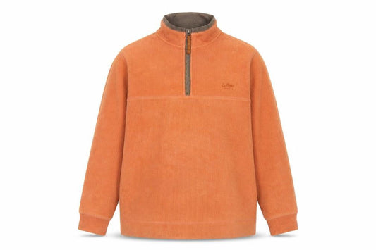 Cotton Traders Mens Ivory Polyester Pullover Sweatshirt Size S - Logo, Embroidered