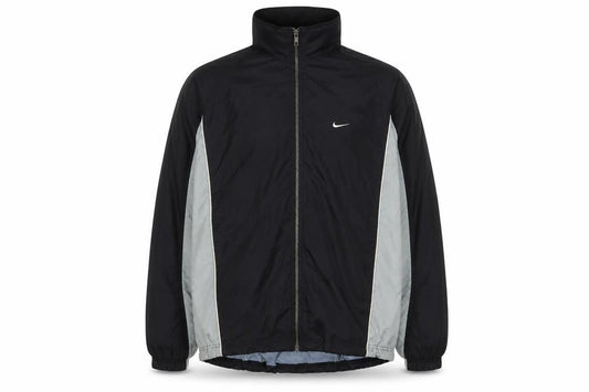 Next Mens Black Jacket Size L Zip - Logo, Embroidered