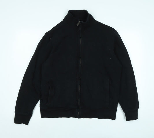 Marks and Spencer Mens Black Jacket Size M Zip