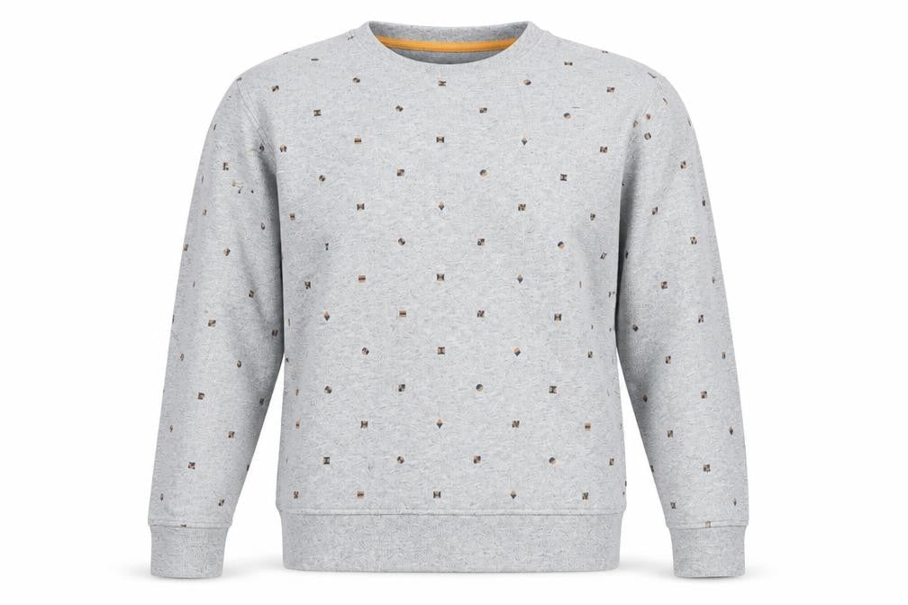 Topman Mens Grey Polyester Pullover Sweatshirt Size S
