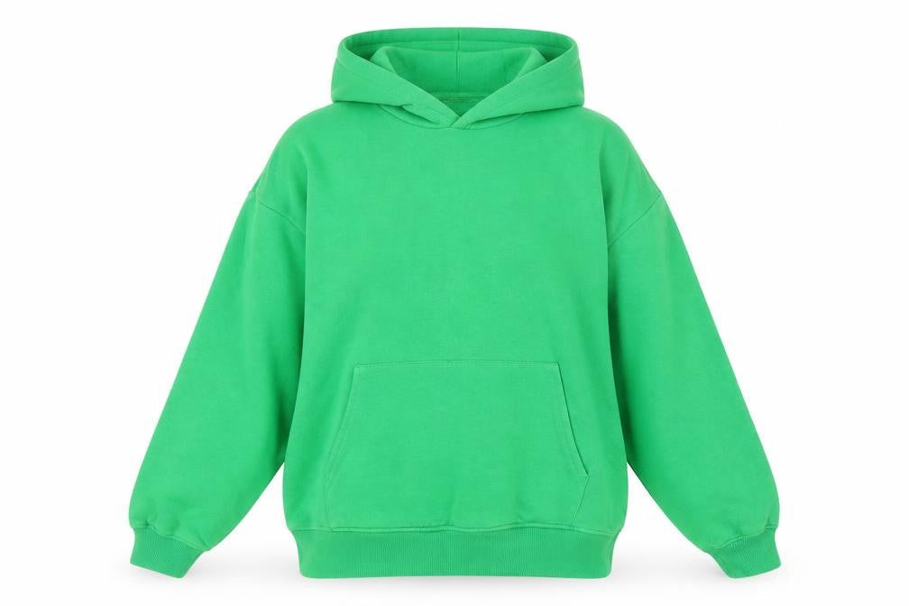 Zara Womens Green Polyester Pullover Hoodie Size S