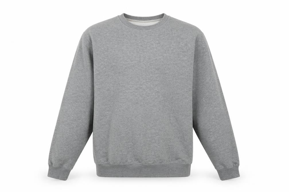 New Look Men Mens Grey Polyester Pullover Sweatshirt Size L