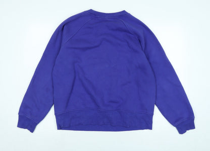 Goodmove Womens Purple Polyester Pullover Sweatshirt Size 14