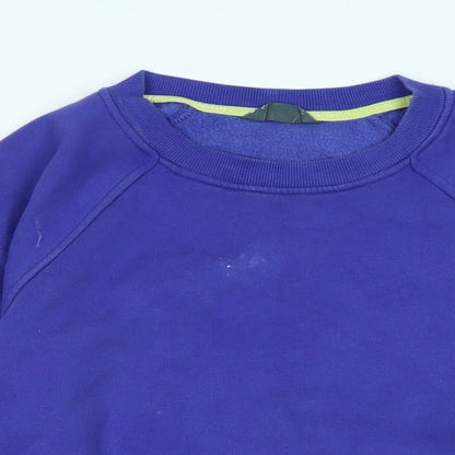 Goodmove Womens Purple Polyester Pullover Sweatshirt Size 14