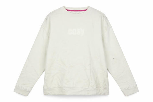 Marks and Spencer Womens Ivory Polyester Pullover Sweatshirt Size 18