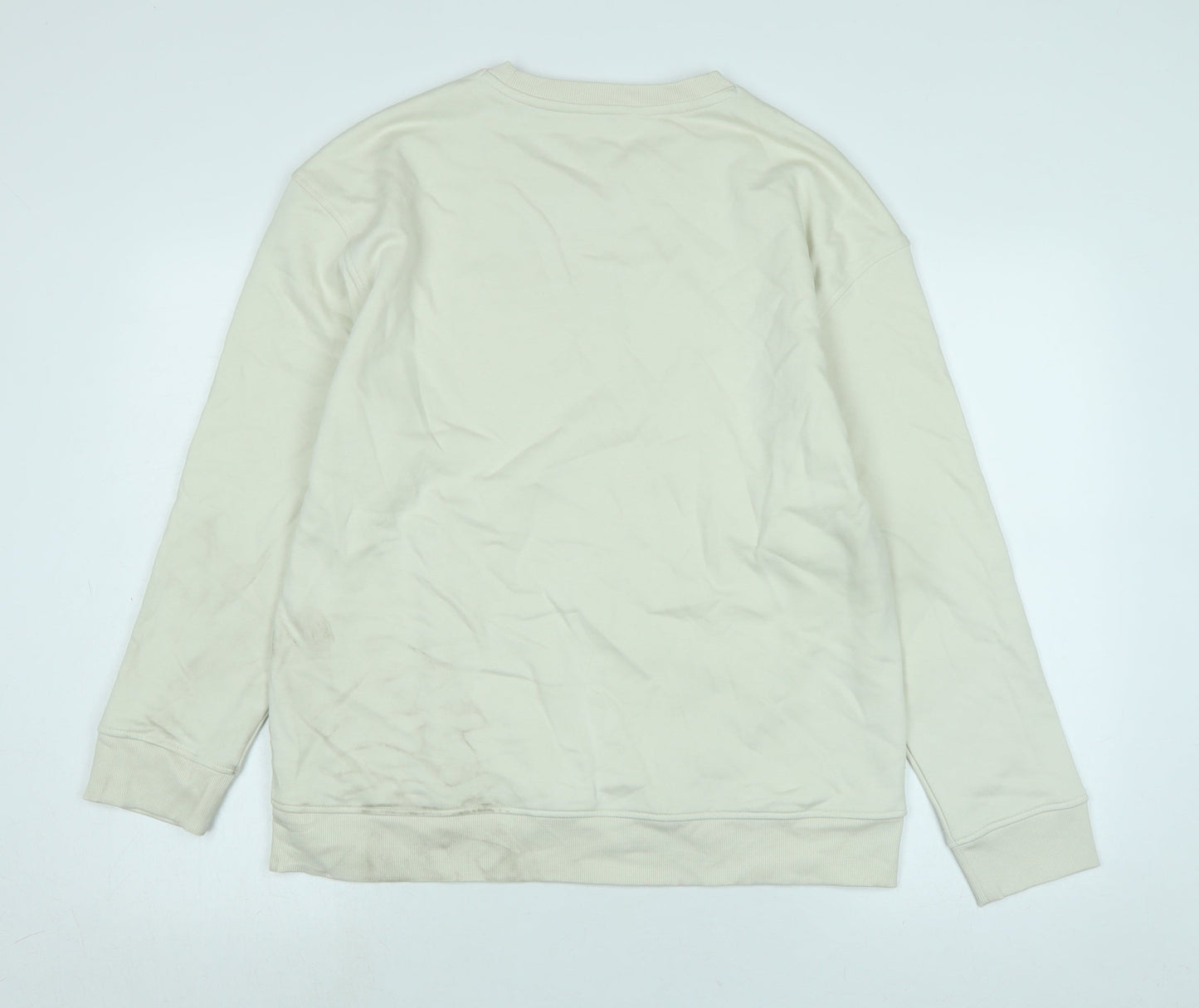 Marks and Spencer Womens Ivory Polyester Pullover Sweatshirt Size 18