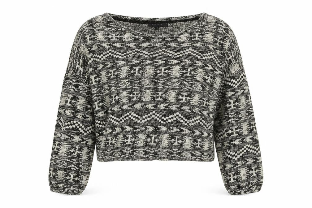 New Look Womens Black Scoop Neck Polyester Pullover Jumper Size 8