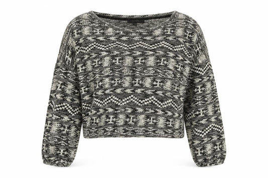 New Look Womens Black Scoop Neck Polyester Pullover Jumper Size 8
