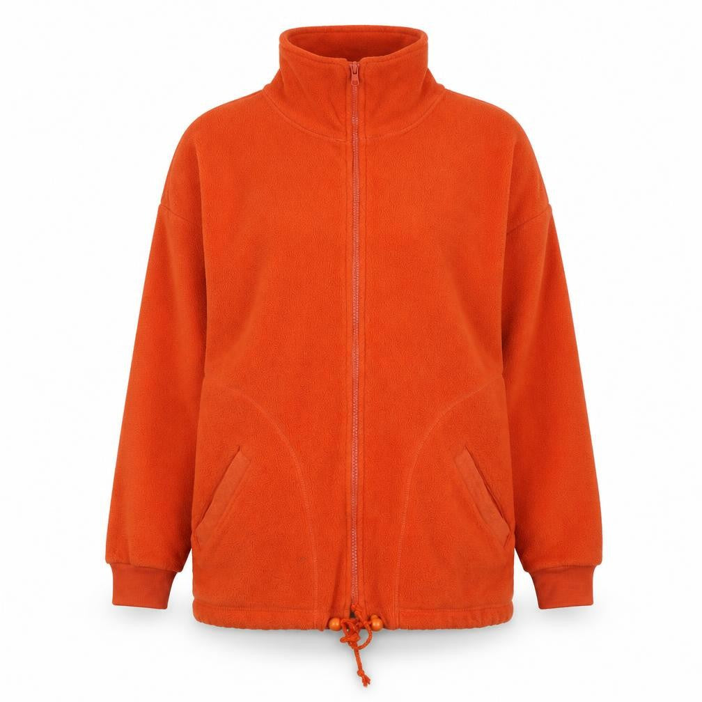 Berkertex Womens Orange Jacket Size M Zip