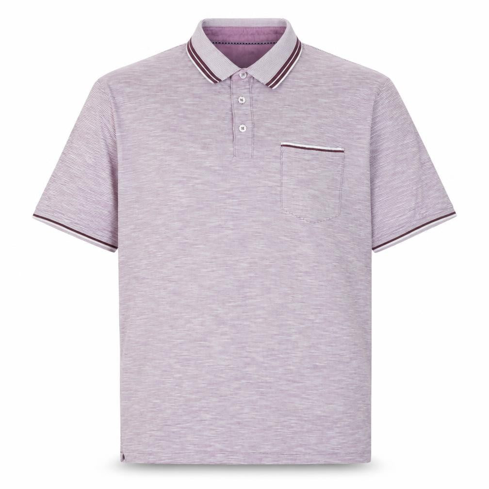 Marks & Spencer Mens Red Cotton Polo Size L Collared Button