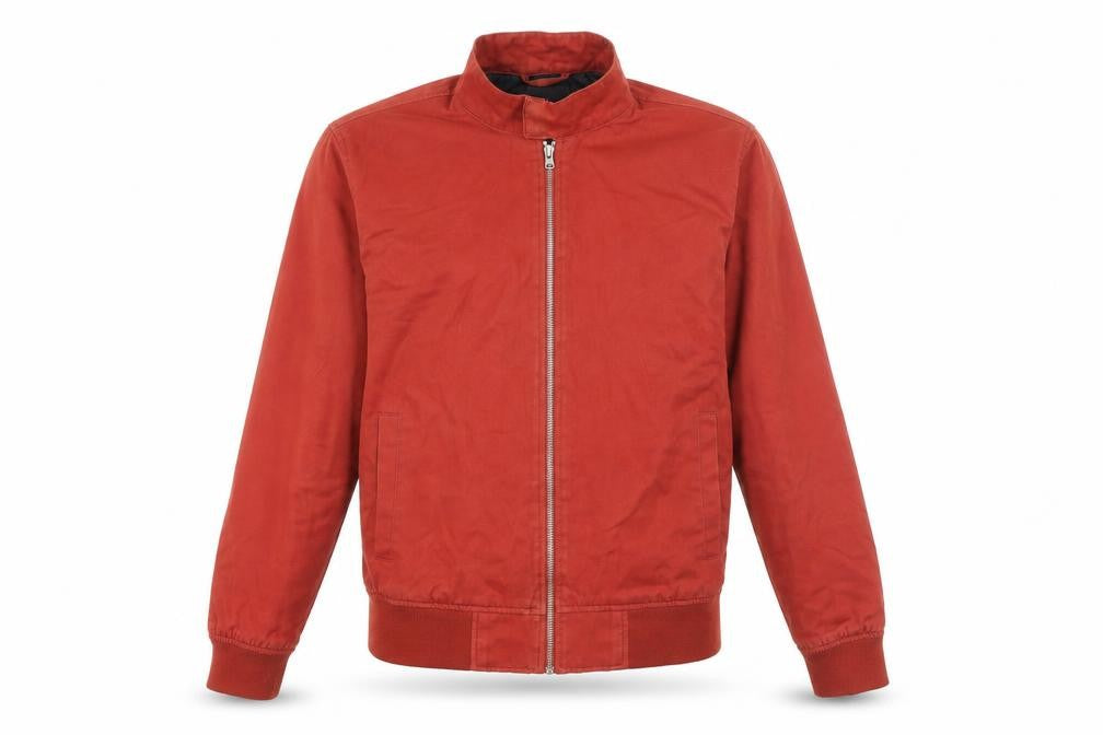 New Look Mens Brown Bomber Jacket Jacket Size S Zip