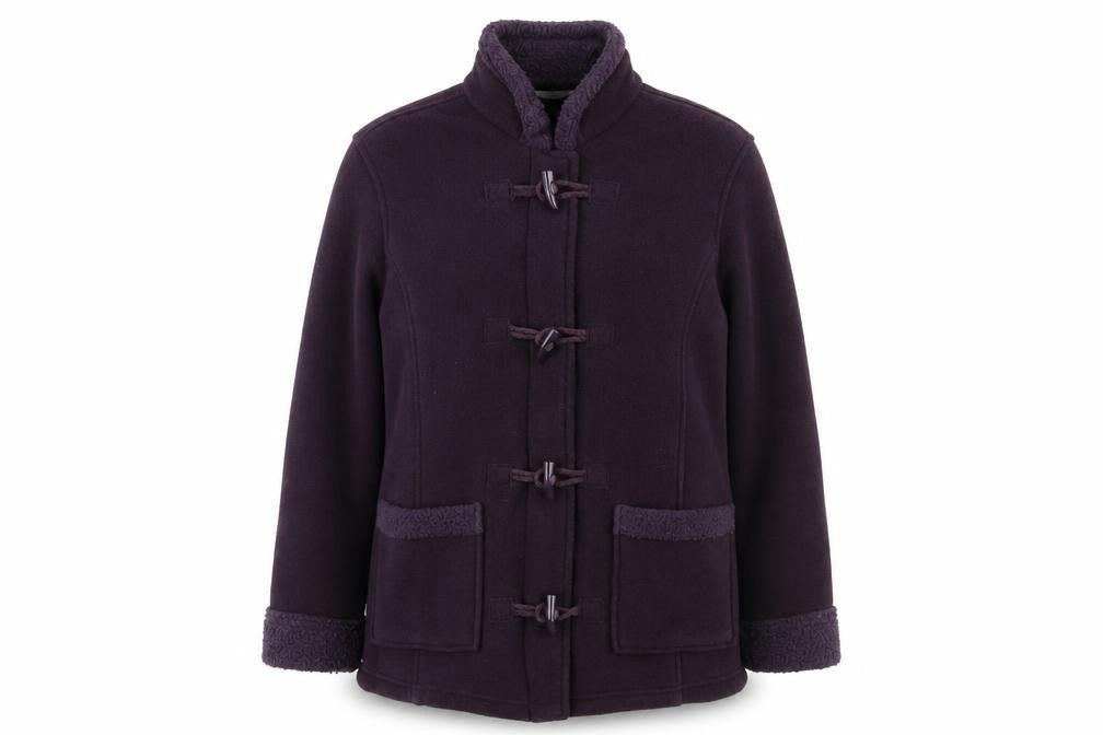 Marks & Spencer Womens Purple Jacket Size 16 Zip