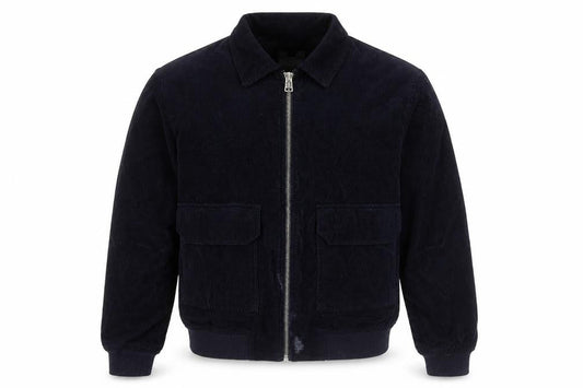 Topman Mens Blue Bomber Jacket Jacket Size M Zip
