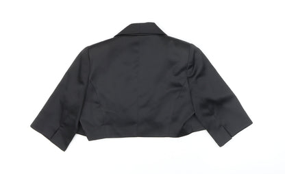 Back view of Evie women’s black jacket, size UK 10