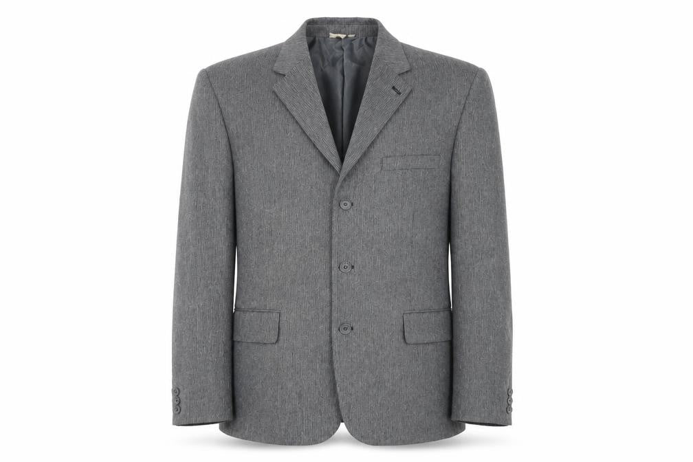 Cotton Traders Mens Grey Polyester Jacket Blazer Size 46 Regular