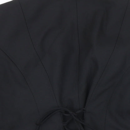 Together Womens Black Jacket Blazer Size 12 Button
